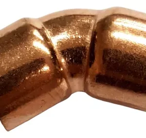CURVA 45° DE 5/8 COBRE CODIGO:38153