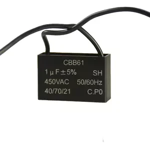CAPACITOR 1 MF CUADRADO CODIGO:72095