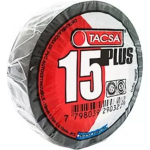 CINTA AISLADORA DE 20 MTS NEGRA TACSA CODIGO:54978