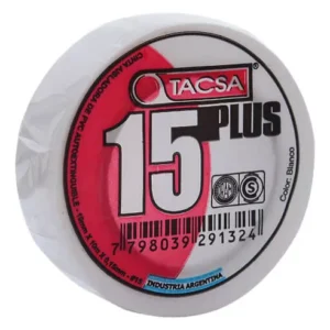 CINTA AISLADORA DE 10 MTS BLANCA TACSA CODIGO:54204