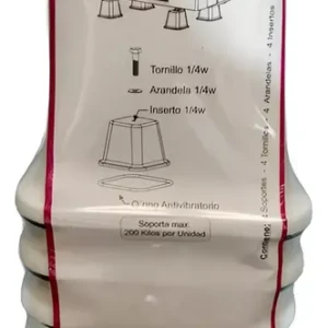 SOPORTE PLASTICO PARA SPLIT x 4 UNIDADES CODIGO:38086