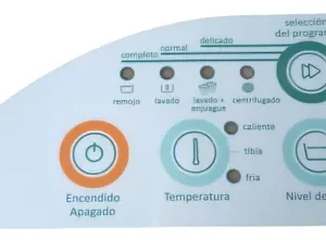 PANEL SERIGRAFIADO DE MANDOS CONSUL CWR 600 CODIGO:61101